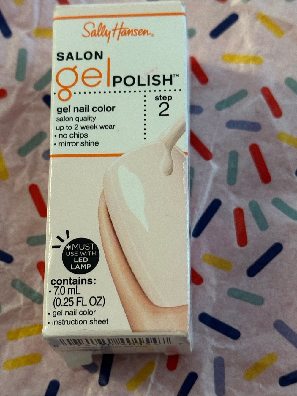 Sally Hansen Salon Gel Polish Step 2 - Pale Pink